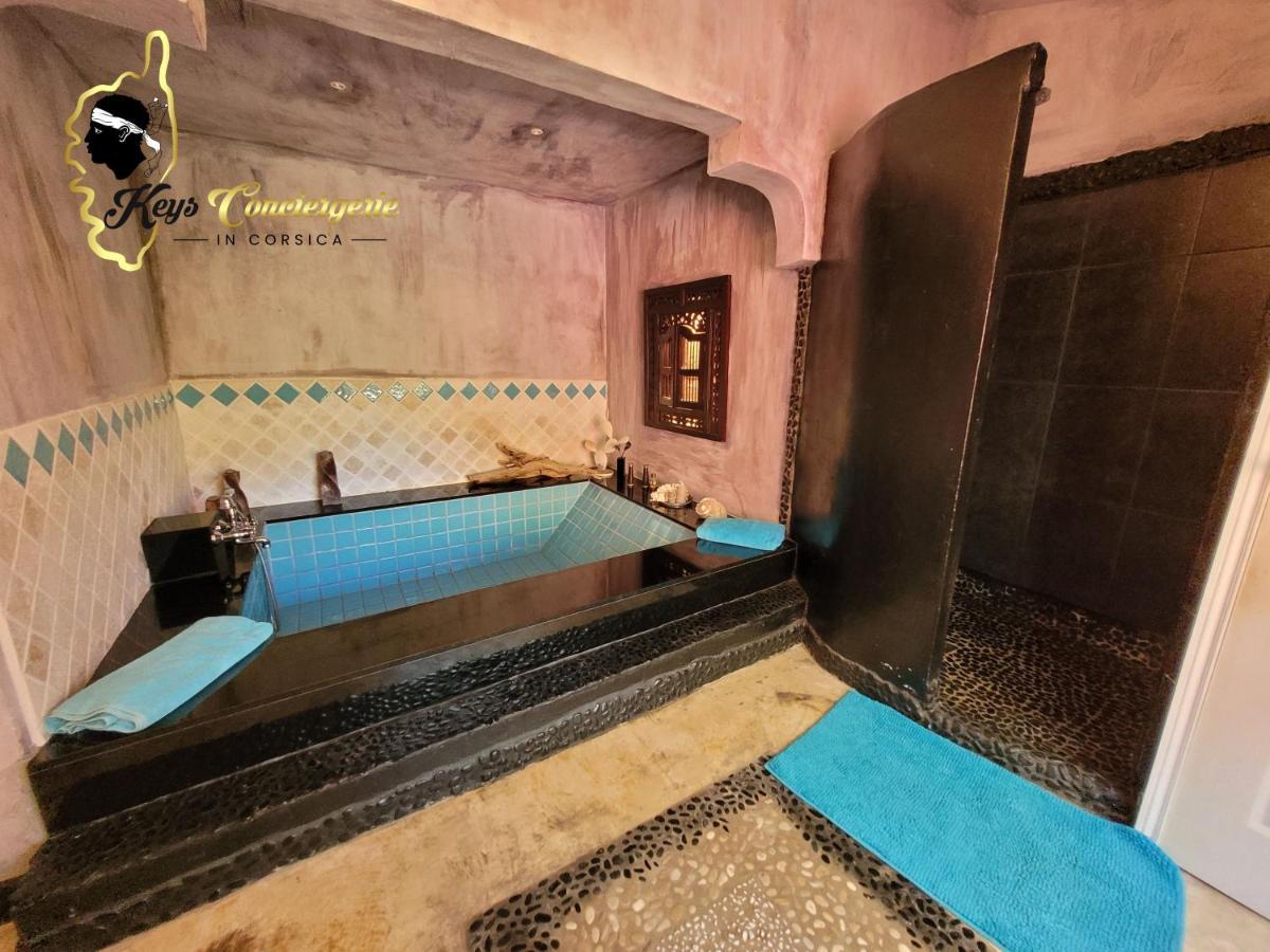 Casa Salya 8 Pers Piscine Privee Chauffee San Cipriano Villa Lecci Luaran gambar
