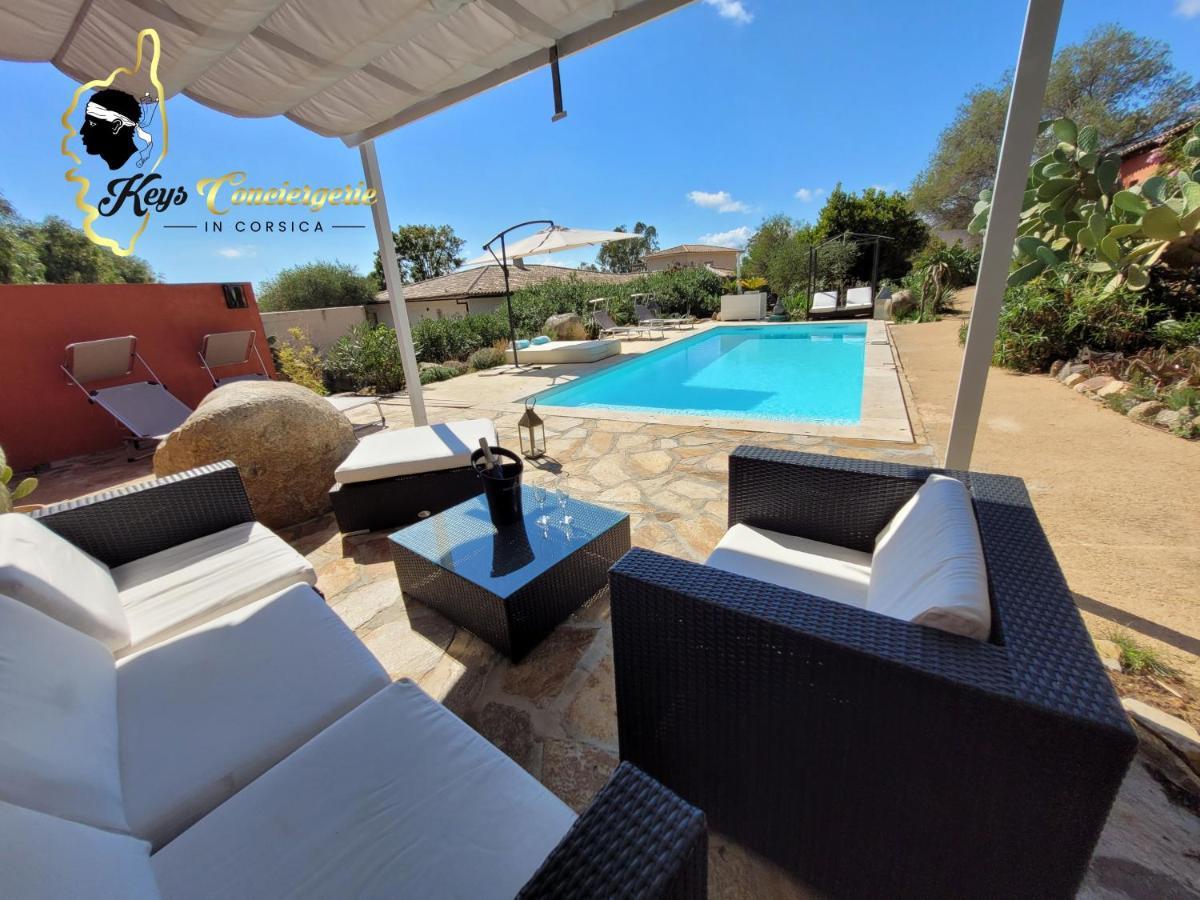 Casa Salya 8 Pers Piscine Privee Chauffee San Cipriano Villa Lecci Luaran gambar