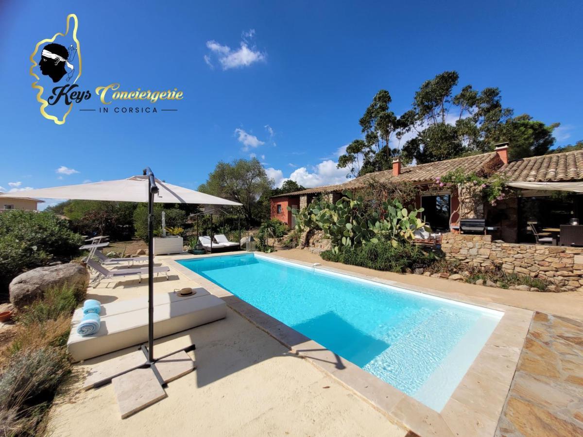 Casa Salya 8 Pers Piscine Privee Chauffee San Cipriano Villa Lecci Luaran gambar