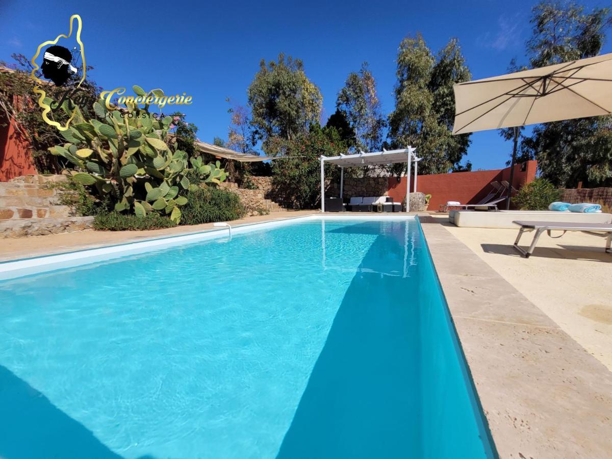 Casa Salya 8 Pers Piscine Privee Chauffee San Cipriano Villa Lecci Luaran gambar