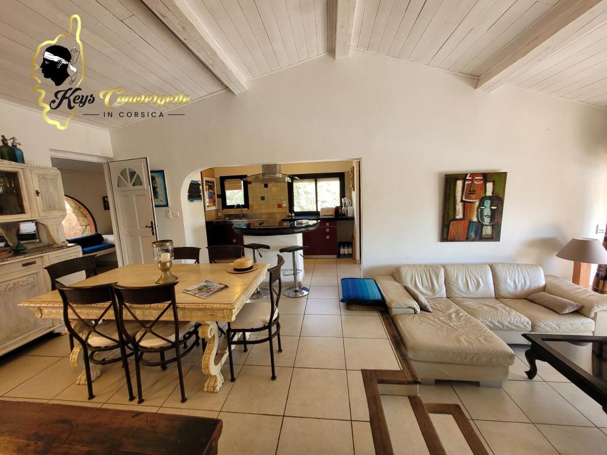 Casa Salya 8 Pers Piscine Privee Chauffee San Cipriano Villa Lecci Luaran gambar