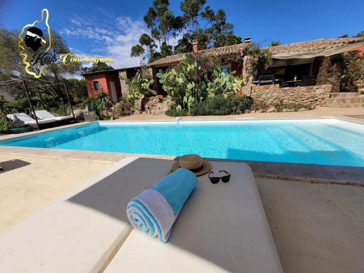 Casa Salya 8 Pers Piscine Privee Chauffee San Cipriano Villa Lecci Luaran gambar