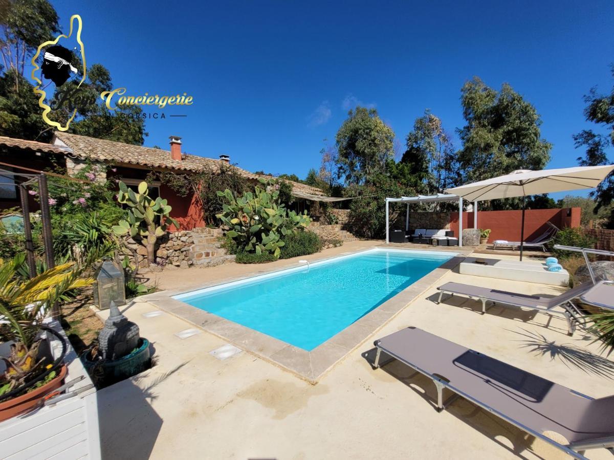 Casa Salya 8 Pers Piscine Privee Chauffee San Cipriano Villa Lecci Luaran gambar