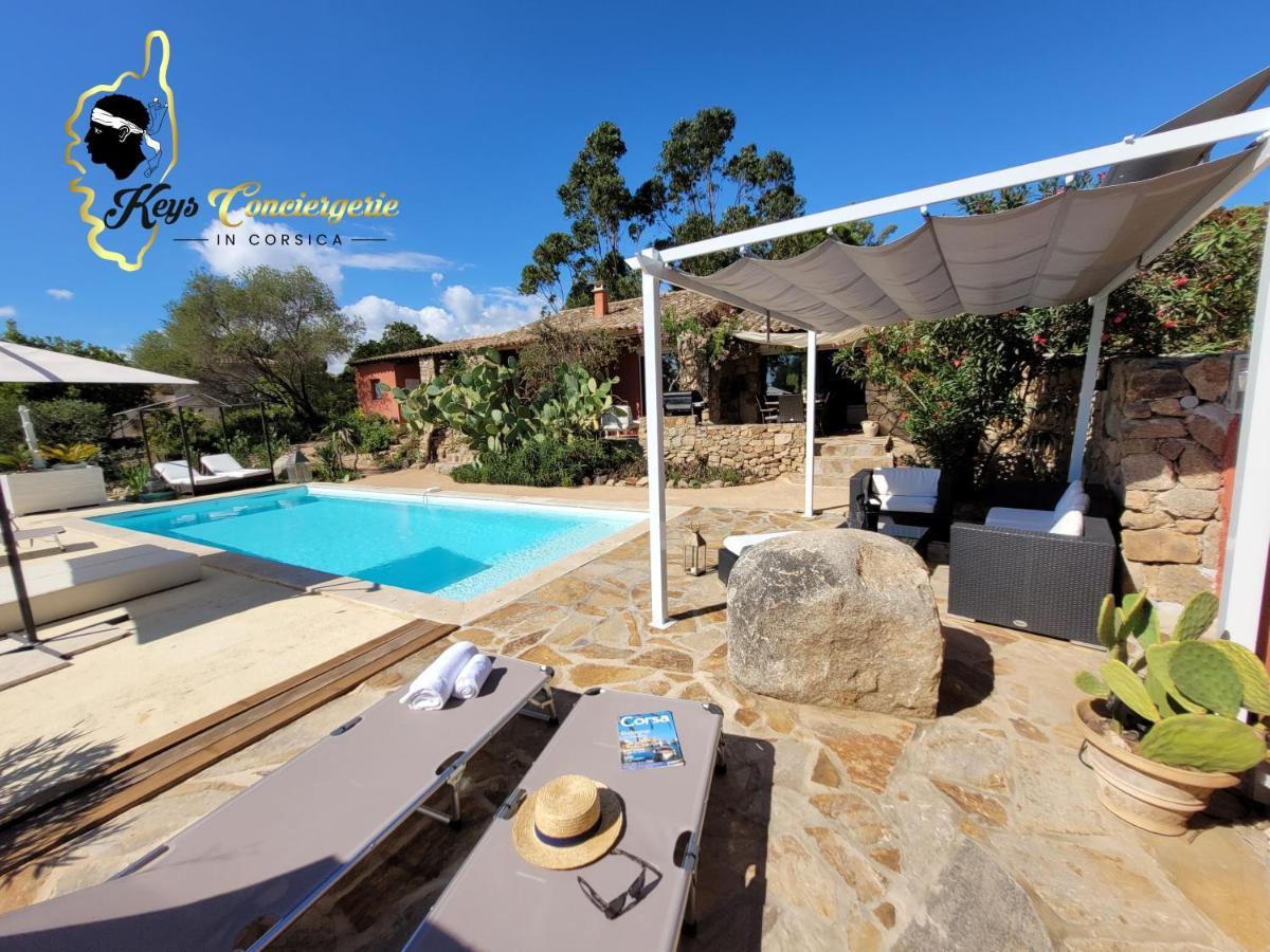 Casa Salya 8 Pers Piscine Privee Chauffee San Cipriano Villa Lecci Luaran gambar