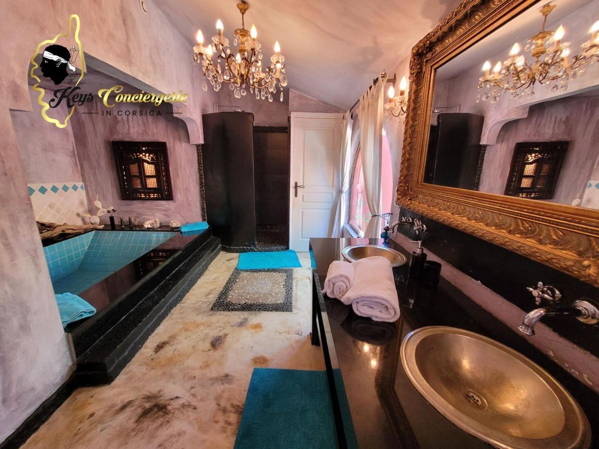 Casa Salya 8 Pers Piscine Privee Chauffee San Cipriano Villa Lecci Luaran gambar